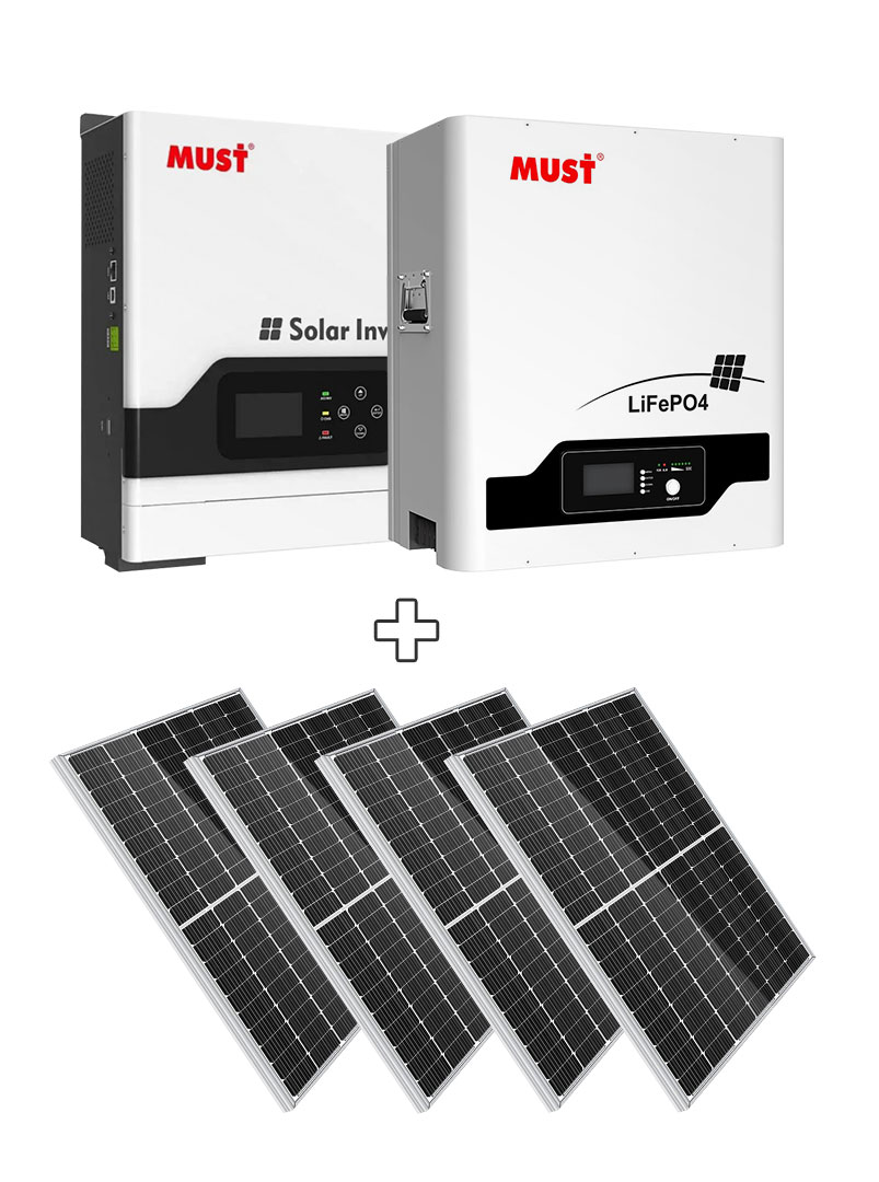 Сонячна автономна електростанція MUST на 5.89 кВтг Найпотужніша батарея в своєму класі!!!