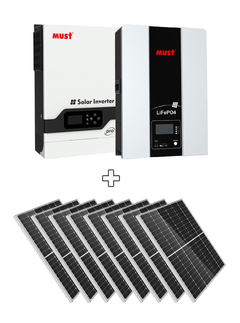 Сонячна автономна електростанція MUST на 10.24 кВтг ПАРАЛЕЛЬНЕ ПІДКЛЮЧЕННЯ ДО 3ф, 15кВт!!